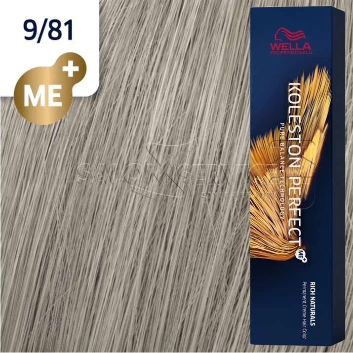 KOLESTON PERFECT ME+ RICH NATURALS 60 ML. COL. 9/81 – BIONDO CHIARISSIMO PERLA CENERE
