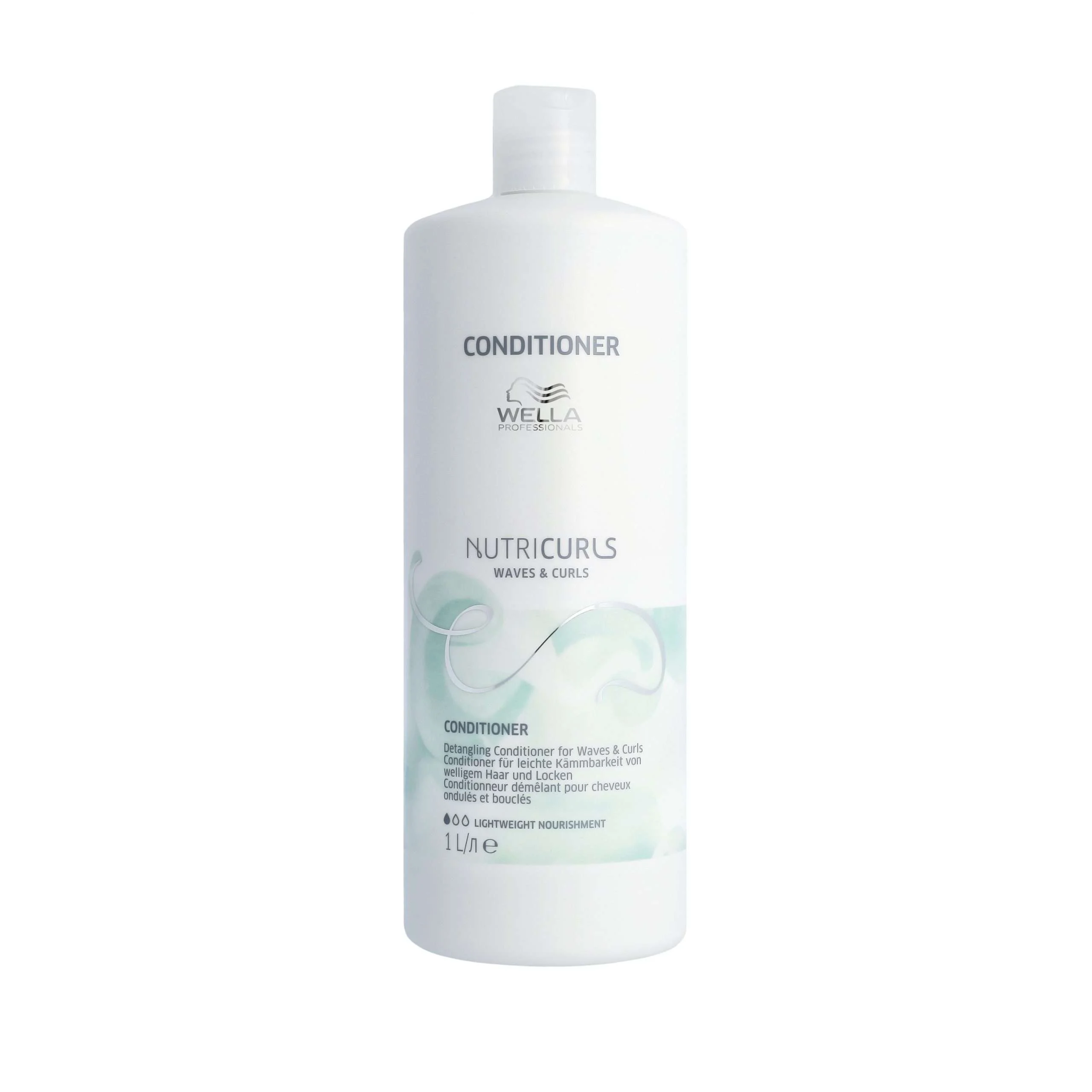 WELLA NUTRICURLS WAVES & CURLS DETANGLING CONDITIONER 1000ML