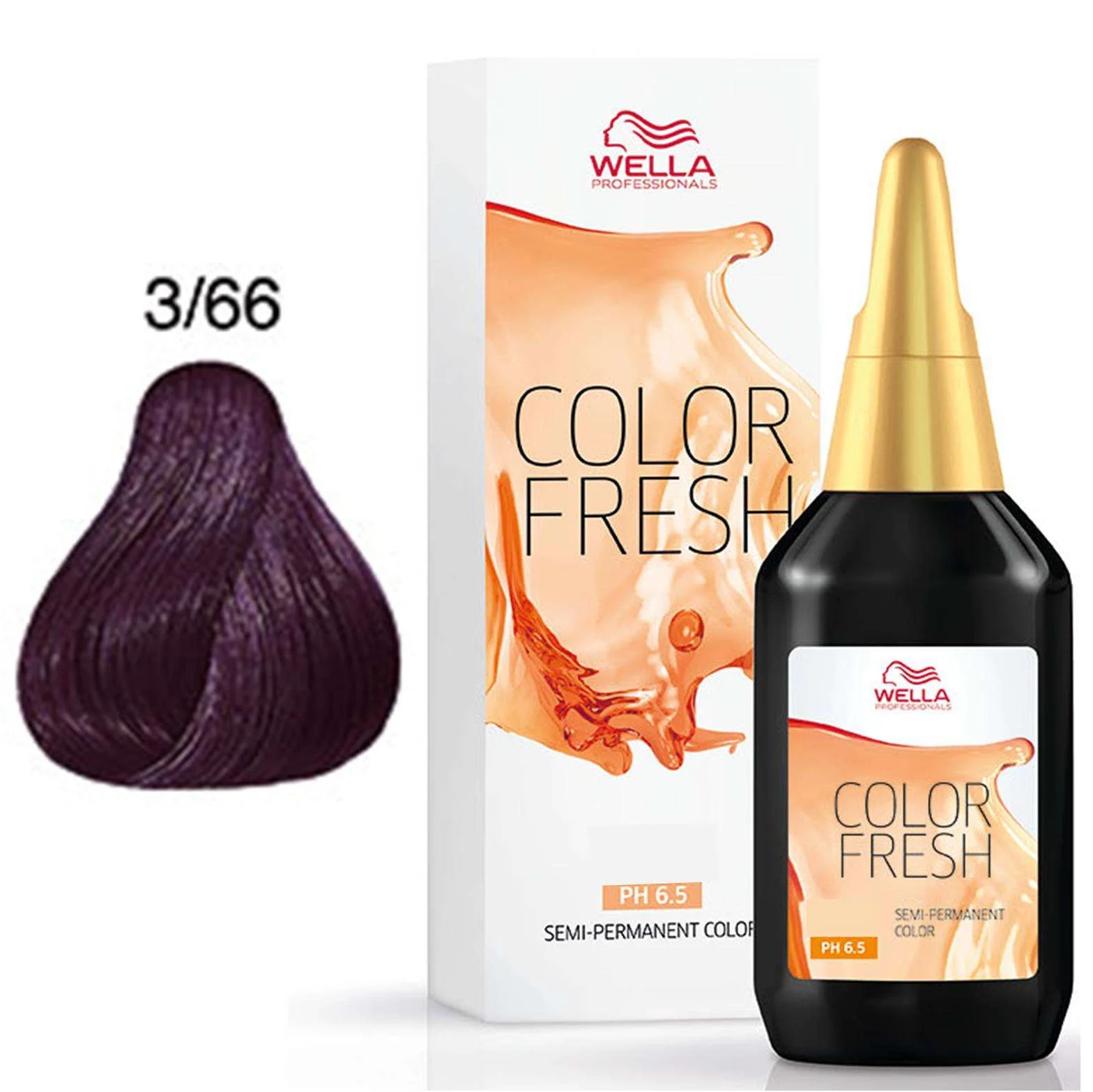 COLOR FRESH 3/66 – CASTANO SCURO VIOLETTO INTENSO 75ml