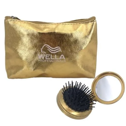 WELLA POCHETTE DORATA CON SPAZZOLA