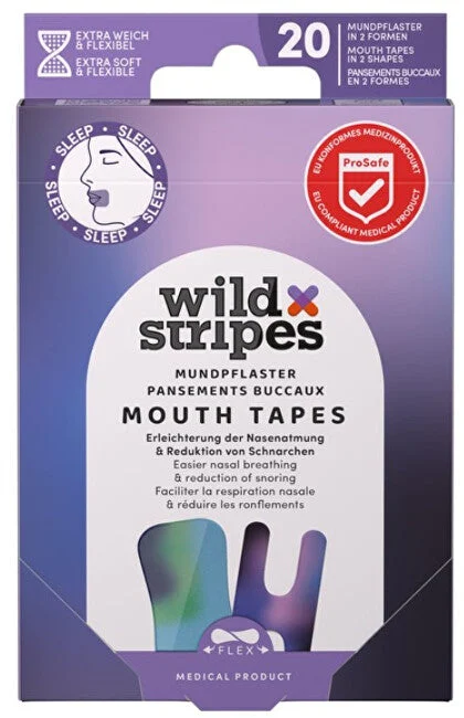Wild stripes Patch Bocca Tramonto per sostenere la respirazione nasale notturna (Patch Bocca) 20 pezzi