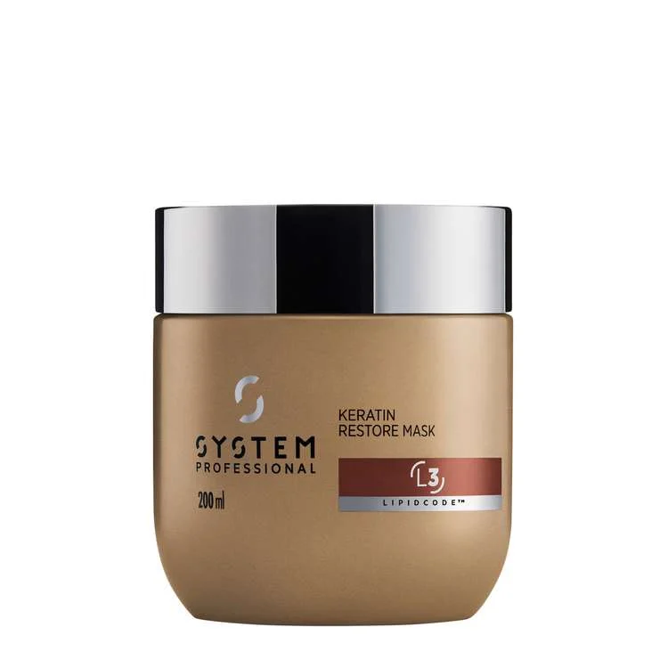 SYSTEM PROFESSIONAL LUXEOIL KERATIN RESTORE MASK L3 – MASCHERA CON CHERATINA 200 ML.