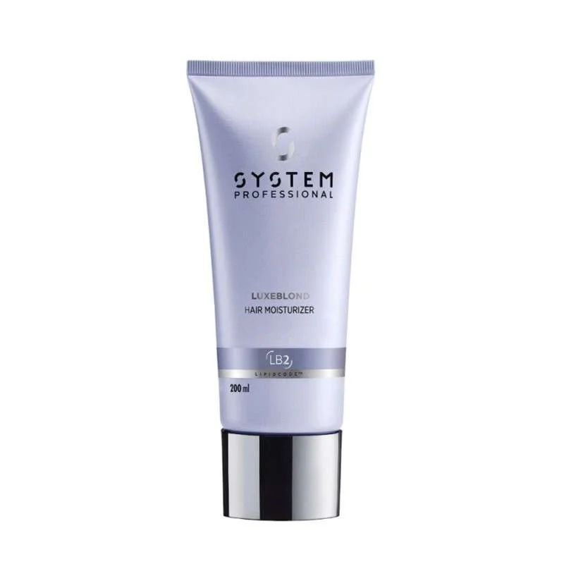 SYSTEM PROFESSIONAL LUXEBLOND HAIR MOISTURISER LB2 – CREMA ANTI ROTTURA INTENSA 200 ML.