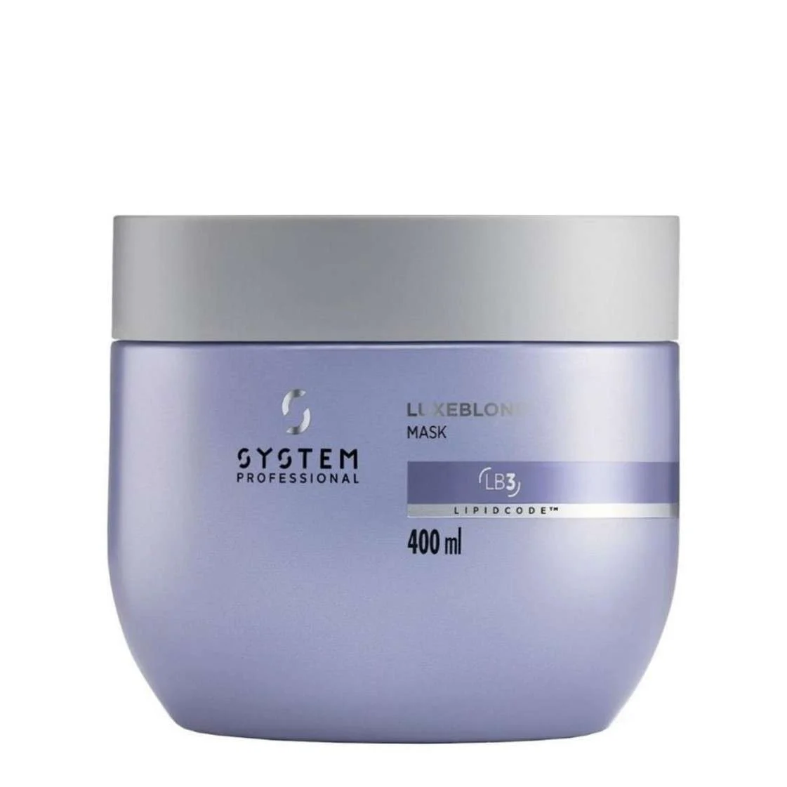 SYSTEM PROFESSIONAL LUXEBLOND MASK LB3 – RIGENERANTE PER BIONDI FREDDI 400 ML.