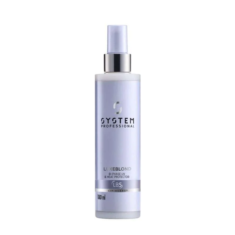 SYSTEM PROFESSIONAL LUXEBLOND BI-PHASE UV & HEAT PROTECTOR LB5 – SPRAY RINFORZANTE 180 ML.