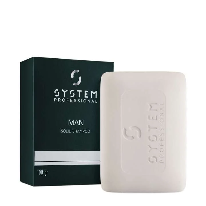 SYSTEM PROFESSIONAL MAN SOLID SHAMPOO – SHAMPOO SOLIDO DA VIAGGIO 100 GR.