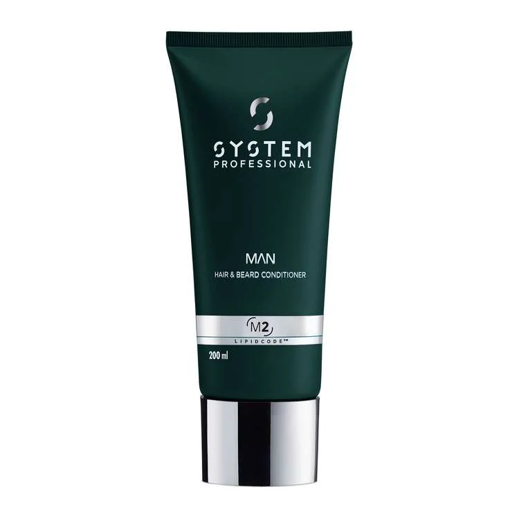 SYSTEM PROFESSIONAL MAN HAIR&BEARD CONDITIONER M2 – BALSAMO BARBA E CAPELLI 200 ML.