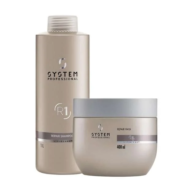 SYSTEM PROFESSIONAL REPAIR SHAMPOO R1 + SYSTEM PROFESSIONAL REPAIR MASK R3