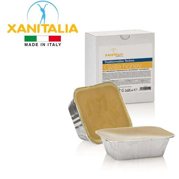 CERA A CALDO GIALLA MIELE 2 x 500 ML.
