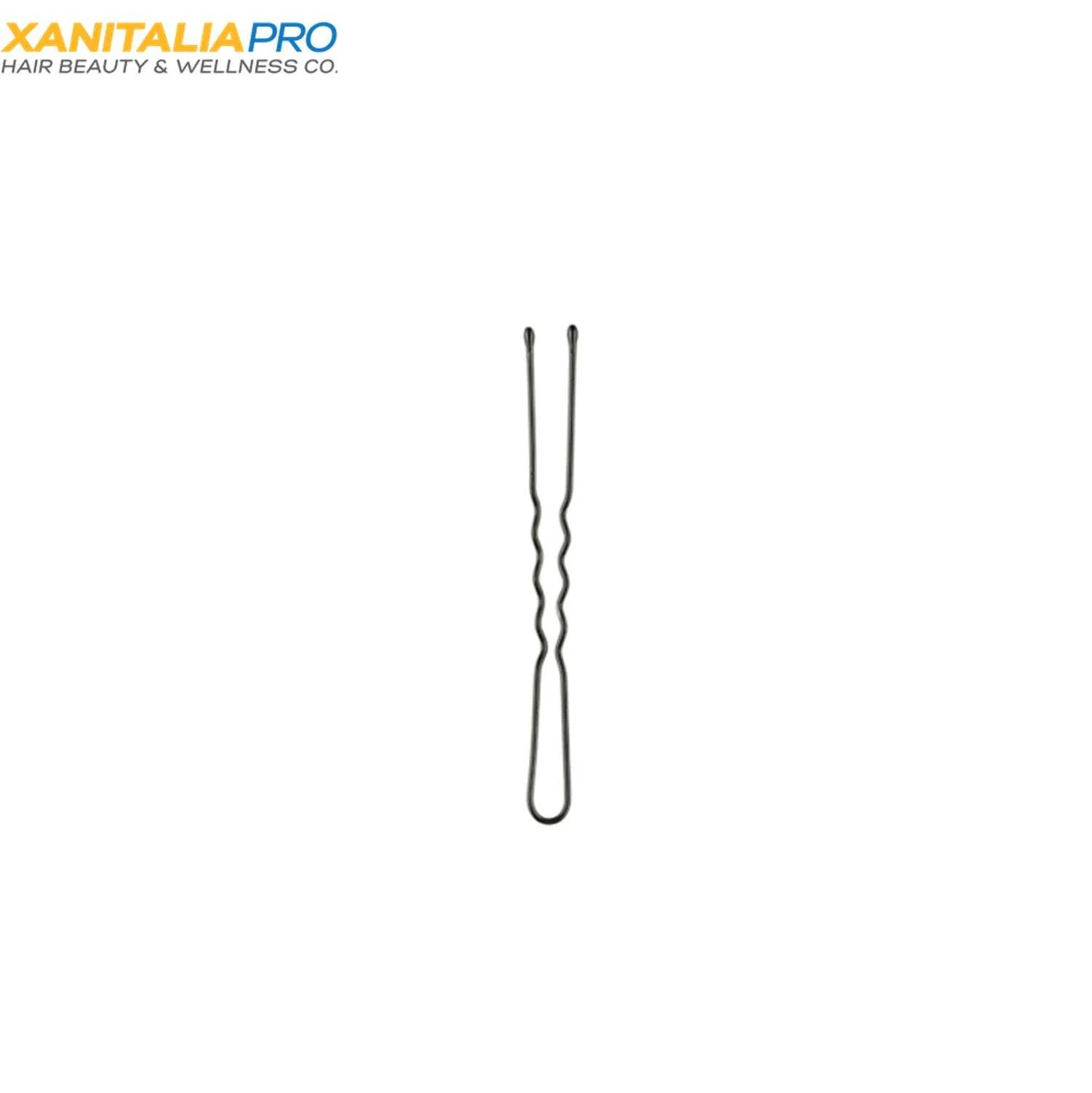 XANITALIA FORCINA NERA ONDULATA INVISIBILE 56mm – 20pz